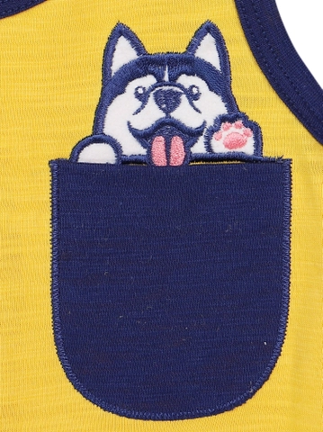 Áo thun bé trai sát nách Ant B0320020 (Vàng) - Ảnh 2