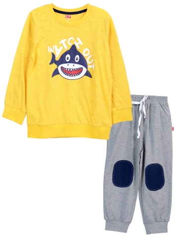 Bộ thun bé trai dài Ant B0420044 (Vàng)