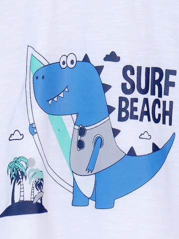 Bộ thun bé trai ngắn Ant B0720003 Xám - Ảnh 4