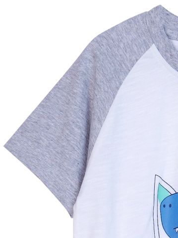 Bộ thun bé trai ngắn Ant B0720003 Xám - Ảnh 5