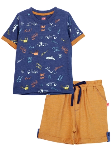 Bộ thun bé trai ngắn Ant B0720005 Xanh